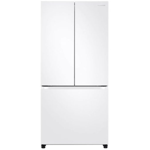 19.5 cu ft French Door White Refrigerator