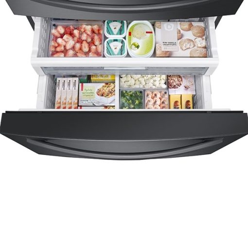 22.6 cu ft French Door Black Stainless Steel Refrigerator - Image 6