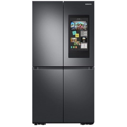 22.5 cu ft 4-Door Black Stainless Steel Refrigerator