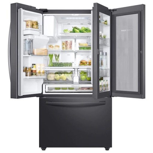 27.8 cu ft French Door Black Stainless Steel Refrigerator - Image 3