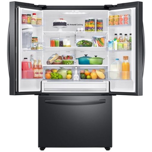 28.2 cu ft French Door Black Stainless Steel Refrigerator - Image 3