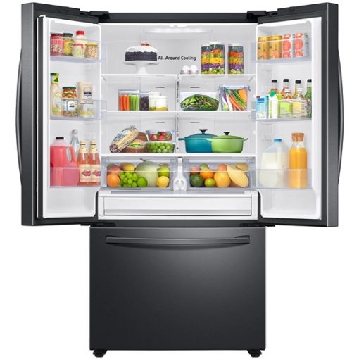 27.7 cu ft French Door Black Stainless Steel Refrigerator - Image 3