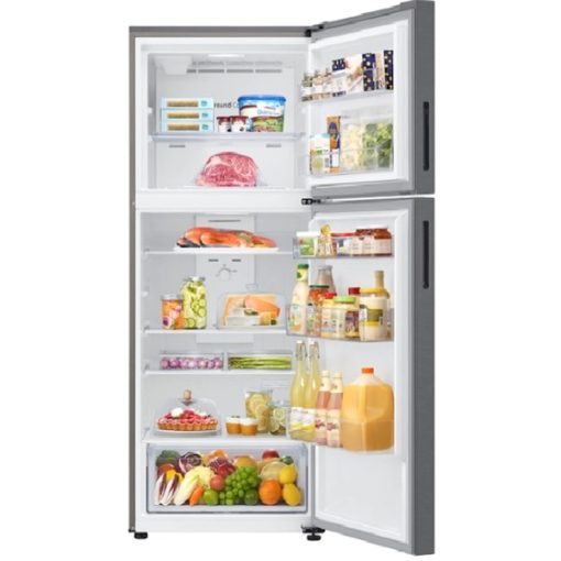 15.6 cu ft Top Freezer Stainless Refrigerator - Image 3