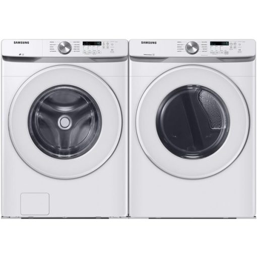 Samsung Front Load Washer and Dryer Pair - White