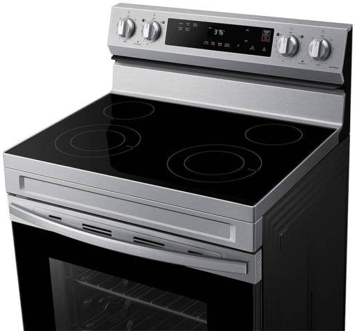 Samsung 6.3 Cu. Ft. Stainless Steel Smart Freestanding Electric Range With Steam Clean - Image 5