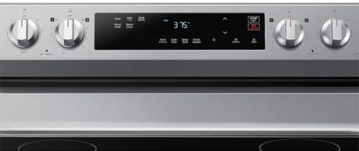 Samsung 6.3 Cu. Ft. Stainless Steel Smart Freestanding Electric Range With Steam Clean - Image 7