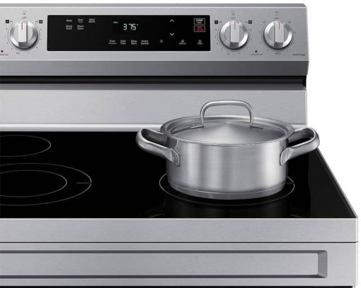 Samsung 6.3 Cu. Ft. Stainless Steel Smart Freestanding Electric Range With Steam Clean - Image 6