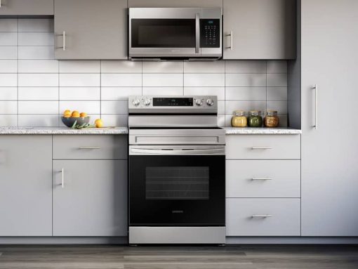 Samsung 6.3 Cu. Ft. Stainless Steel Smart Freestanding Electric Range With Steam Clean - Image 10