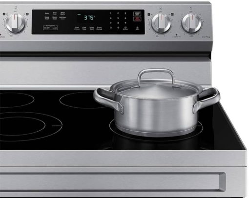 Samsung 6.3 Cu. Ft. Stainless Steel Smart Freestanding Electric Range With Rapid Boil & Self Clean - Image 6