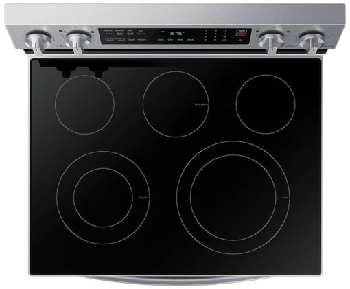 Samsung 6.3 Cu. Ft. Fingerprint Resistant Stainless Steel Smart Freestanding Electric Range With No-Preheat Air Fry & Convection - Image 8