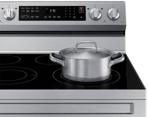 Samsung 6.3 Cu. Ft. Fingerprint Resistant Stainless Steel Smart Freestanding Electric Range With No-Preheat Air Fry & Convection - Image 6