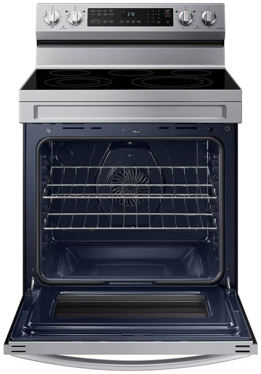 Samsung 6.3 Cu. Ft. Fingerprint Resistant Stainless Steel Smart Freestanding Electric Range With No-Preheat Air Fry & Convection - Image 2
