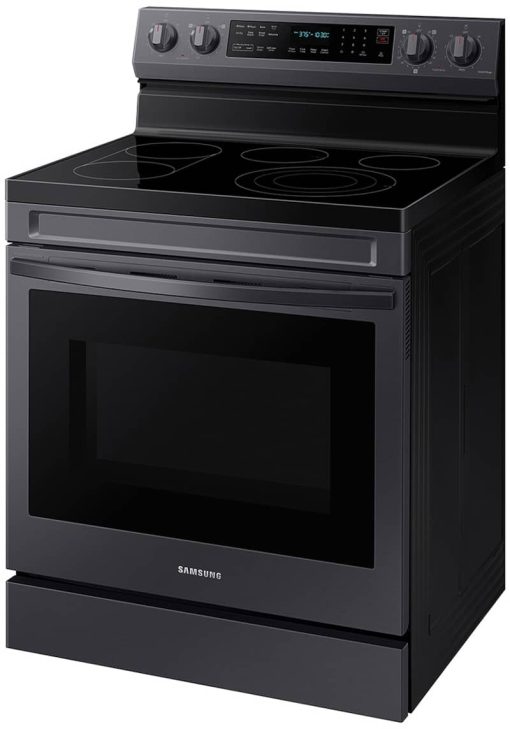 Samsung 6.3 Cu. Ft. Fingerprint Resistant Black Stainless Steel Smart Freestanding Electric Range With No-Preheat Air Fry, Convection+ & Griddle - Image 3