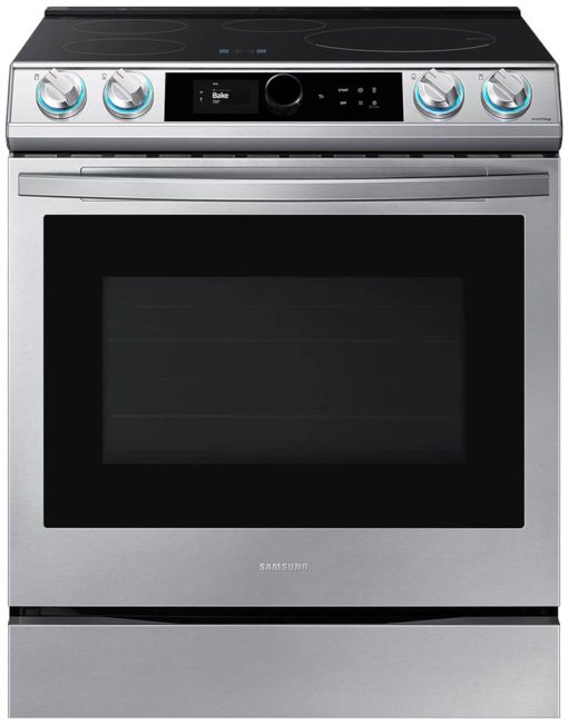 Samsung ADA 6.3 Cu. Ft. Fingerprint Resistant Stainless Steel Smart Slide-In Induction Range With Smart Dial & Air Fry