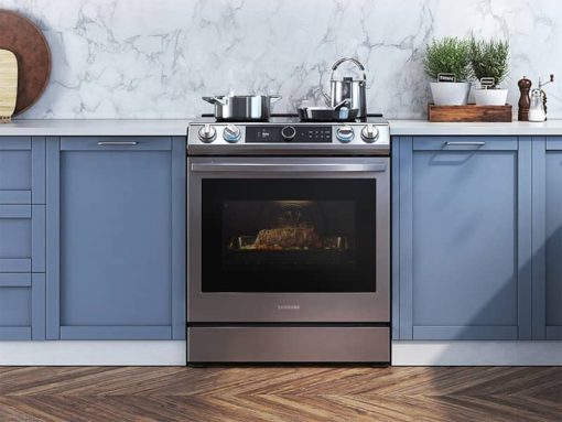 Samsung ADA 6.3 Cu. Ft. Fingerprint Resistant Stainless Steel Smart Slide-In Induction Range With Smart Dial & Air Fry - Image 11