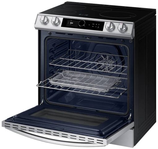 Samsung ADA 6.3 Cu. Ft. Fingerprint Resistant Stainless Steel Smart Slide-In Induction Range With Smart Dial & Air Fry - Image 3