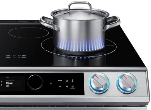 Samsung ADA 6.3 Cu. Ft. Fingerprint Resistant Stainless Steel Smart Slide-In Induction Range With Smart Dial & Air Fry - Image 9