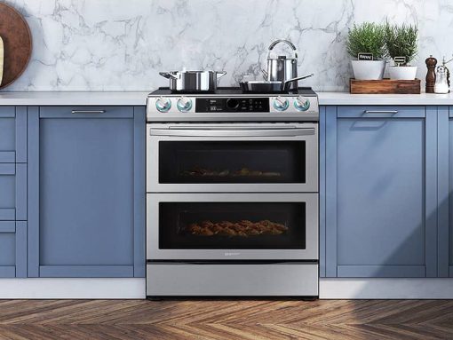 Samsung ADA 6.3 Cu. Ft. Fingerprint Resistant Stainless Steel Smart Slide-In Induction Range With Flex Duo, Smart Dial & Air Fry - Image 11
