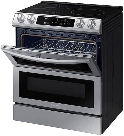 Samsung ADA 6.3 Cu. Ft. Fingerprint Resistant Stainless Steel Smart Slide-In Induction Range With Flex Duo, Smart Dial & Air Fry - Image 4