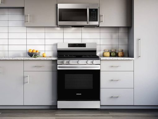 Samsung 6 Cu. Ft. Stainless Steel Smart Freestanding Gas Range With Integrated Griddle - Image 7