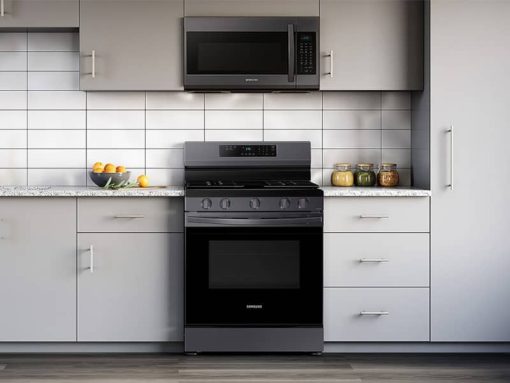 Samsung 6 Cu. Ft. Fingerprint Resistant Black Stainless Steel Smart Freestanding Gas Range With 18K BTU Dual Ring Power Burner And Self Clean - Image 9