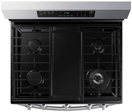 Samsung 6 Cu. Ft. Fingerprint Resistant Stainless Steel Smart Freestanding Gas Range With No-Preheat Air Fry & Convection - Image 7