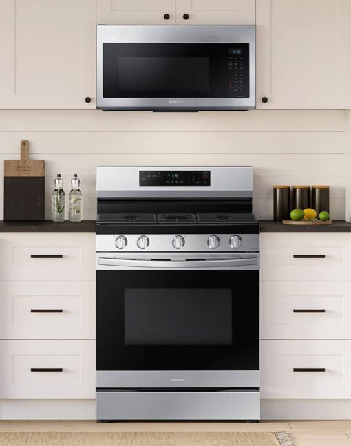 Samsung 6 Cu. Ft. Fingerprint Resistant Stainless Steel Smart Freestanding Gas Range With No-Preheat Air Fry & Convection - Image 9