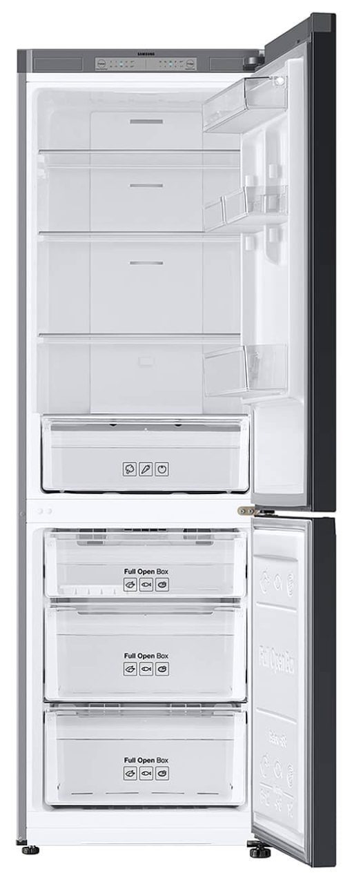 Samsung 12 Cu. Ft. BESPOKE White Glass Bottom Freezer Refrigerator With Customizable Colors & Flexible Design - Image 3