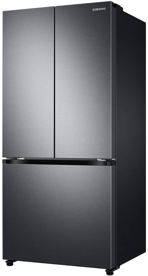 Samsung 18 Cu. Ft. Fingerprint Resistant Black Stainless Steel Smart Counter Depth 3-Door French Door Refrigerator - Image 5