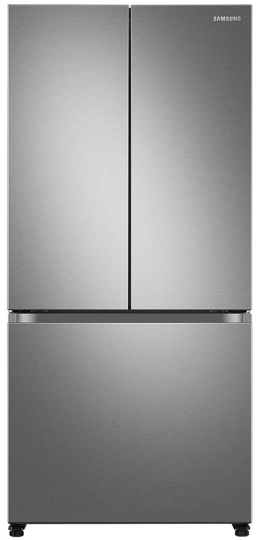 Samsung 18 Cu. Ft. Fingerprint Resistant Stainless Steel Smart Counter Depth 3-Door French Door Refrigerator