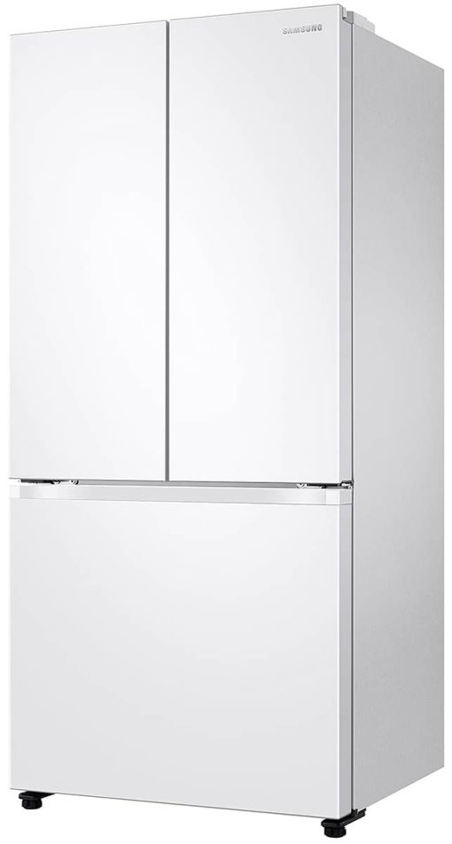 Samsung 18 Cu. Ft. Fingerprint Resistant White Smart Counter Depth 3-Door French Door Refrigerator - Image 5