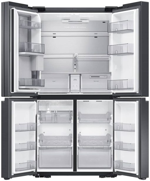 Samsung ADA 22.8 Cu. Ft. Fingerprint Resistant Black Stainless Steel Smart Counter Depth 4-Door Flex Refrigerator With Beverage Center And Dual Ice Maker - Image 2