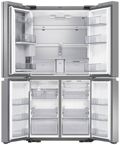 Samsung ADA 22.5 Cu. Ft. Fingerprint Resistant Stainless Steel Smart Counter Depth 4-Door Flex Refrigerator Featuring Family Hub With Beverage Center And Dual Ice Maker - Image 2