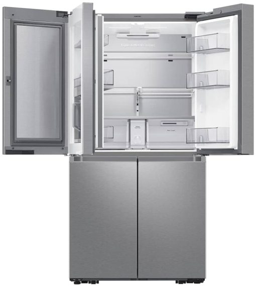 Samsung ADA 22.5 Cu. Ft. Fingerprint Resistant Stainless Steel Smart Counter Depth 4-Door Flex Refrigerator Featuring Family Hub With Beverage Center And Dual Ice Maker - Image 3