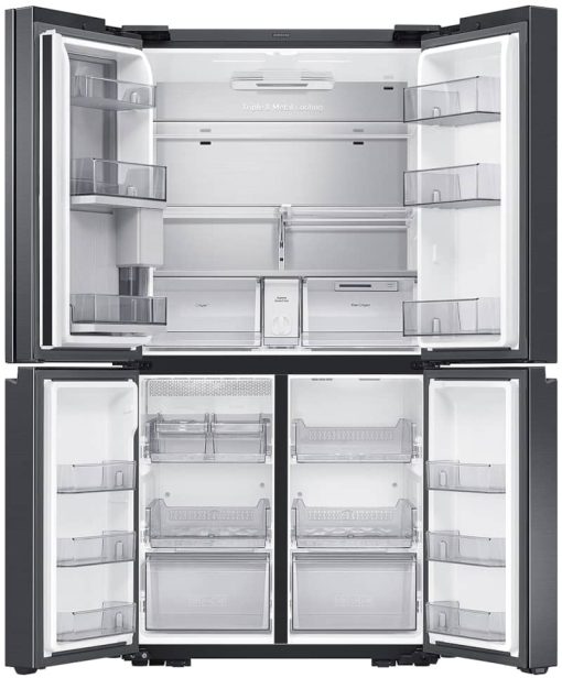 Samsung ADA 29 Cu. Ft. Fingerprint Resistant Black Stainless Steel Smart 4-Door Flex Refrigerator With Beverage Center And Dual Ice Maker - Image 2