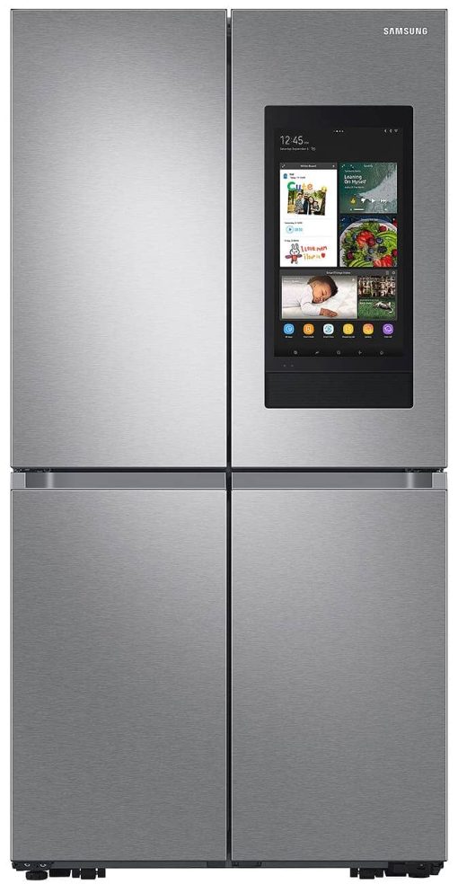 Samsung ADA 28.6 Cu. Ft. Fingerprint Resistant Stainless Steel Smart 4-Door Flex Refrigerator Featuring Family Hub With Beverage Center And Dual Ice Maker