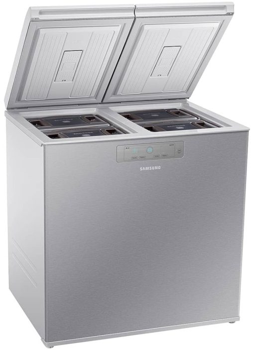Samsung 7.6 Cu. Ft. Silver Kimchi & Specialty 2-Door Chest Refrigerator - Image 2