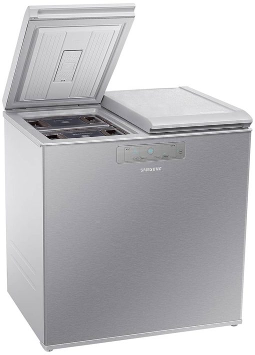 Samsung 7.6 Cu. Ft. Silver Kimchi & Specialty 2-Door Chest Refrigerator - Image 3