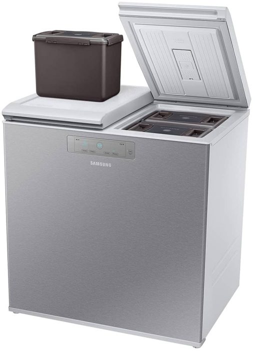 Samsung 7.6 Cu. Ft. Silver Kimchi & Specialty 2-Door Chest Refrigerator - Image 4