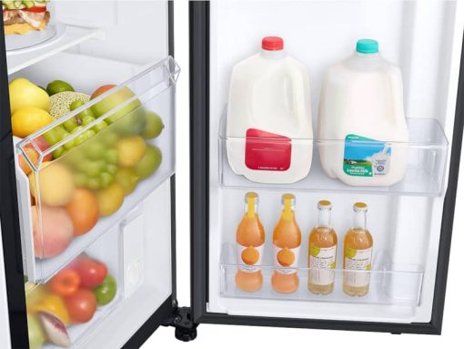 Samsung ADA 22.6 Cu. Ft. Fingerprint Resistant Black Stainless Steel Smart Counter Depth Side-By-Side Refrigerator - Image 8