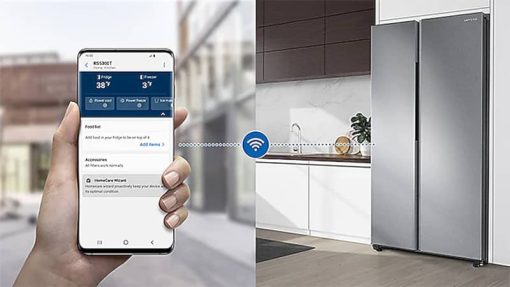 Samsung ADA 22.6 Cu. Ft. Fingerprint Resistant Stainless Steel Smart Counter Depth Side-By-Side Refrigerator - Image 17