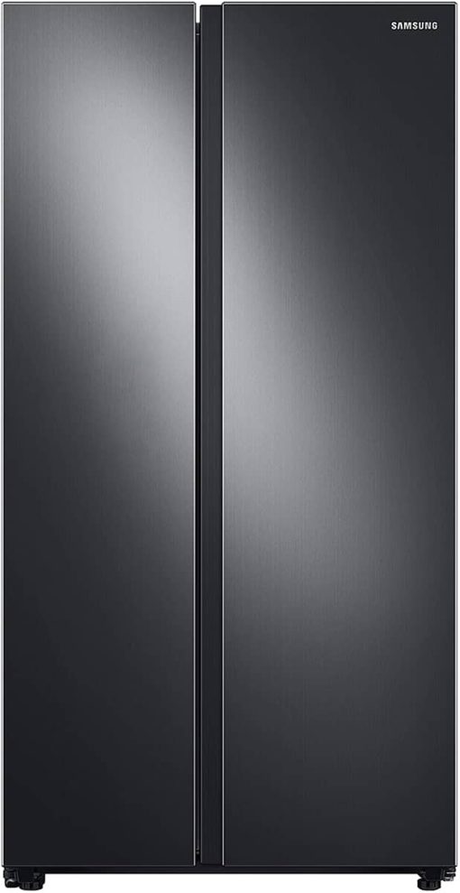 Samsung ADA 28 Cu. Ft. Fingerprint Resistant Black Stainless Steel Smart Side-By-Side Refrigerator With Large Capacity