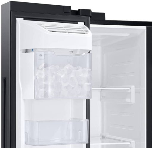 Samsung ADA 28 Cu. Ft. Fingerprint Resistant Black Stainless Steel Smart Side-By-Side Refrigerator With Large Capacity - Image 6