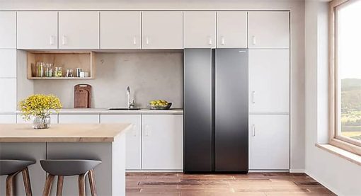 Samsung ADA 28 Cu. Ft. Fingerprint Resistant Black Stainless Steel Smart Side-By-Side Refrigerator With Large Capacity - Image 17