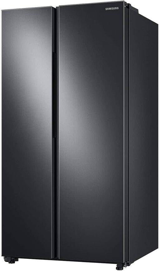 Samsung ADA 28 Cu. Ft. Fingerprint Resistant Black Stainless Steel Smart Side-By-Side Refrigerator With Large Capacity - Image 4