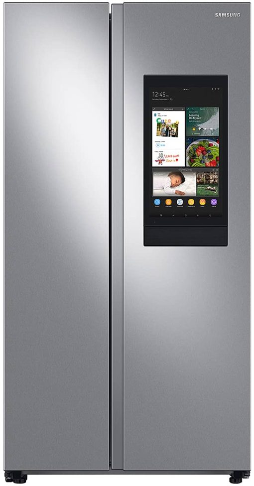 Samsung ADA 27.3 Cu. Ft. Fingerprint Resistant Stainless Steel Smart Side-By-Side Refrigerator With Family Hub