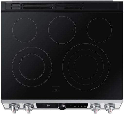 Samsung ADA 6 Cu. Ft. White Glass BESPOKE Smart Slide-In Electric Range With Smart Dial, Air Fry & Wi-Fi - Image 10