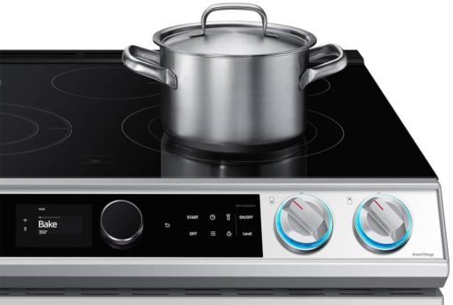 Samsung ADA 6 Cu. Ft. White Glass BESPOKE Smart Slide-In Electric Range With Smart Dial, Air Fry & Wi-Fi - Image 8