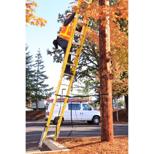 20 Ft. Type IAA Fiberglass Leveling Extension Ladder - Image 8