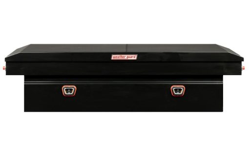 Weather Guard Saddle Box Steel Full Extra Wide Gloss Black - Image 3